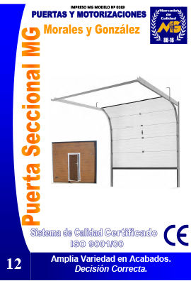 PUERTA SECCIONAL MG