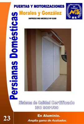 PERSIANAS DOMÉSTICAS